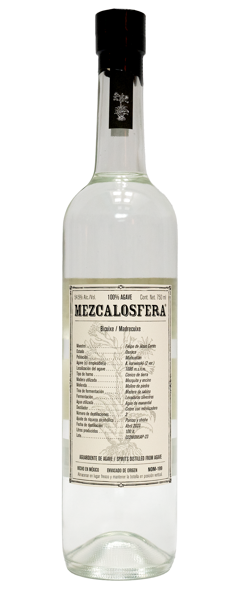 MEZCALOSFERA BICUIXE MADRECUIXE / ビクイシェ マドレクイシェ(2回蒸留)