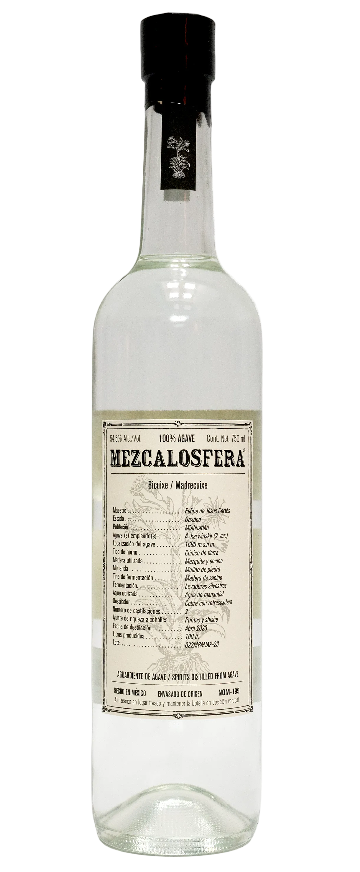 MEZCALOSFERA BICUIXE MADRECUIXE / ビクイシェ マドレクイシェ（２回蒸留）